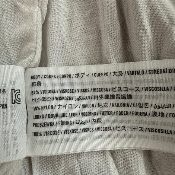 Abercrombie & Fitch Trapeze Midi Dress - Brown Pattern Size Small - Picture 7 of 9